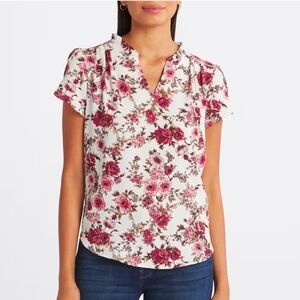 41 Hawthorn Rose Patterned Blouse